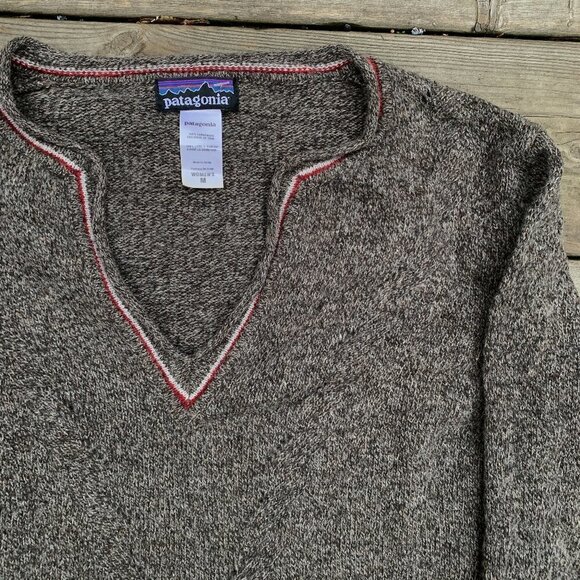 2008 Patagonia Lambswool Sweater Medium - Picture 1 of 10